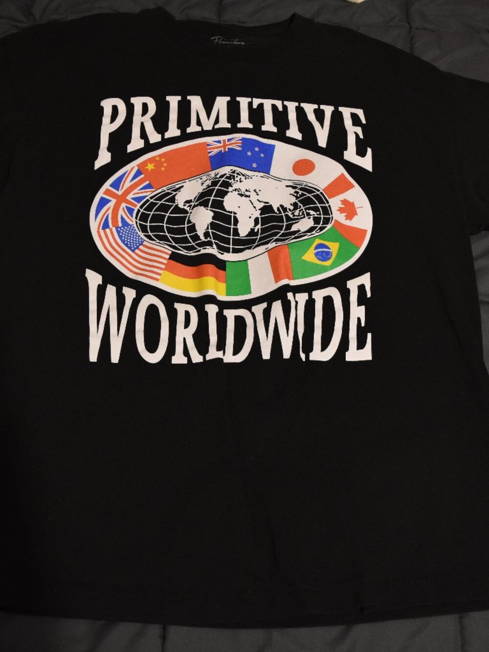 Primitive Flag RARE Tee‎ Shirt Size M Skate Wear Street Wear